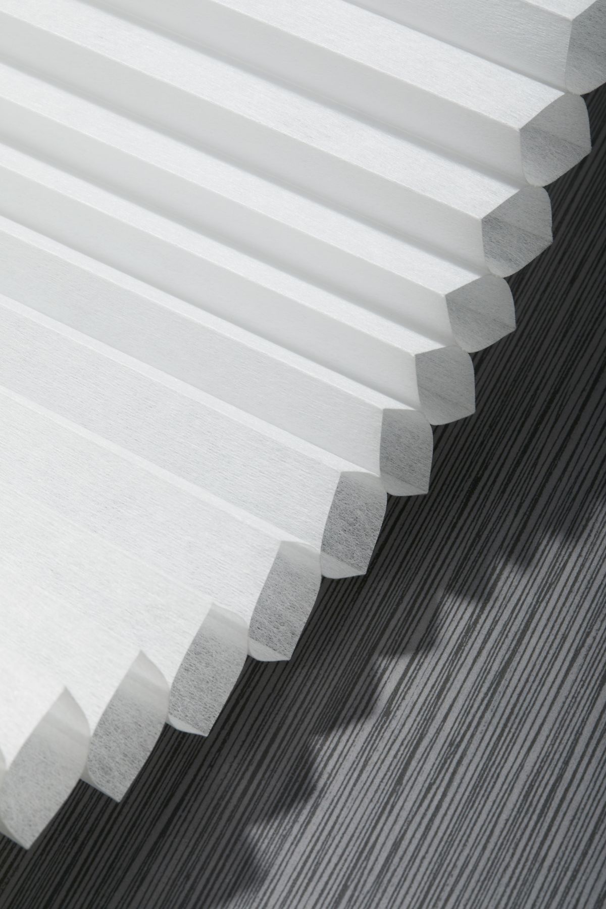 Honeycomb blinds cellular insulation technology in Dubai home