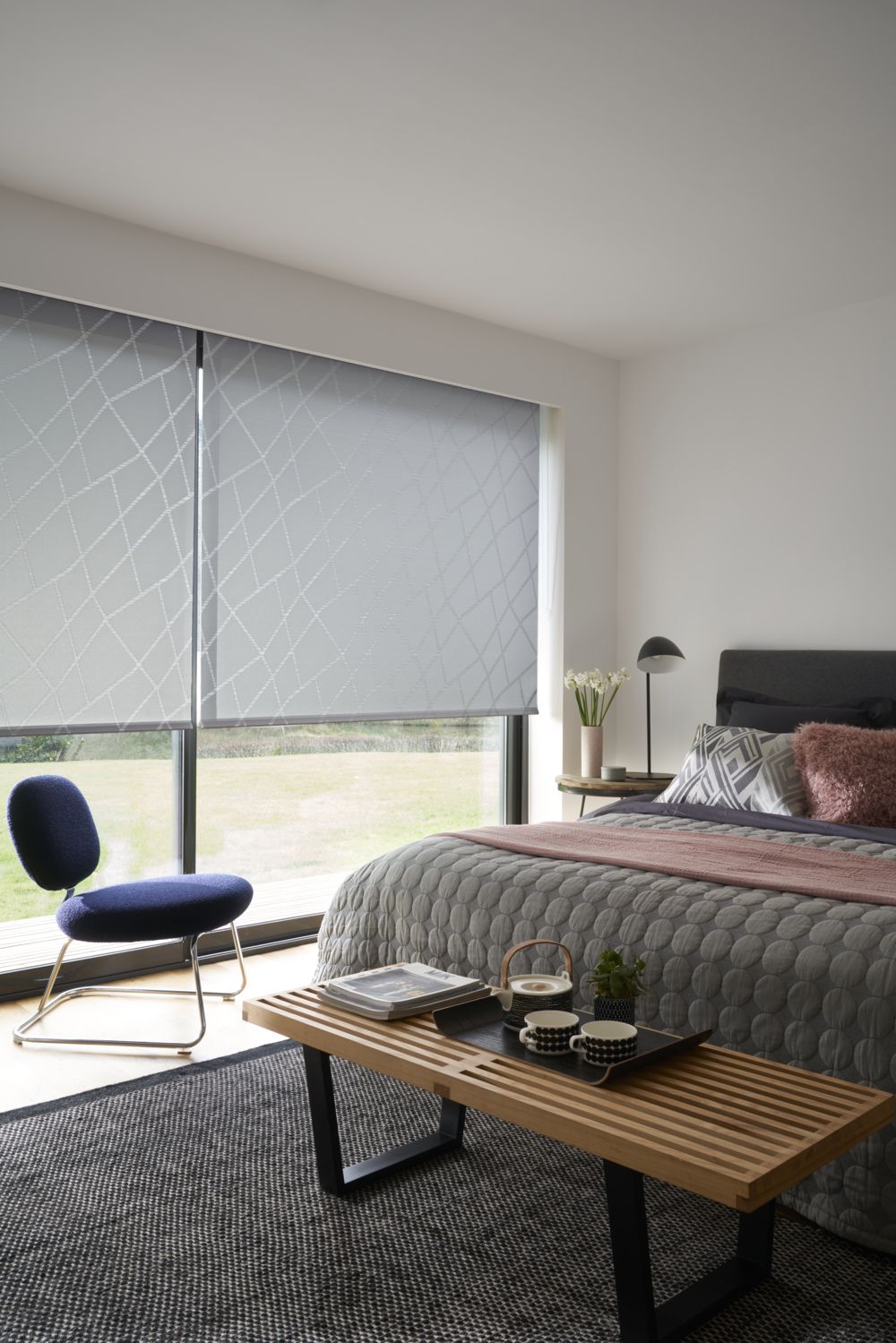 Roller blinds sun control benefits in Dubai homes