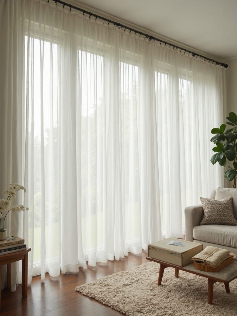 luxury living room curtains in dubai