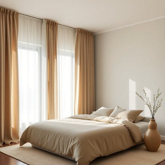natural linen curtains dubai