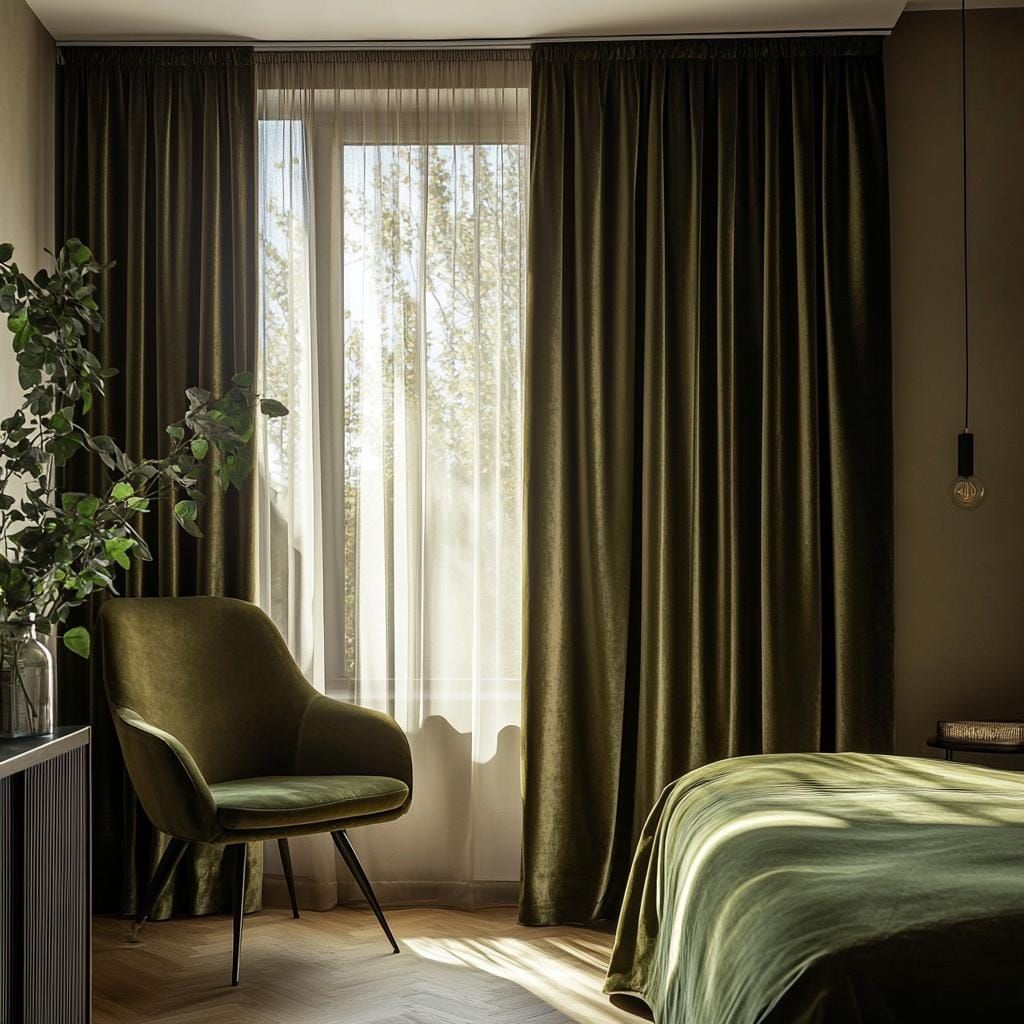 Luxury Velvet Curtains in Dubai - Waves Curtains and Blinds