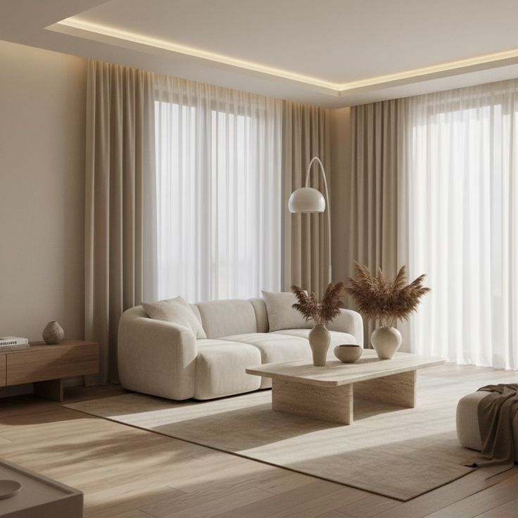 luxury wave curtains for dubai home