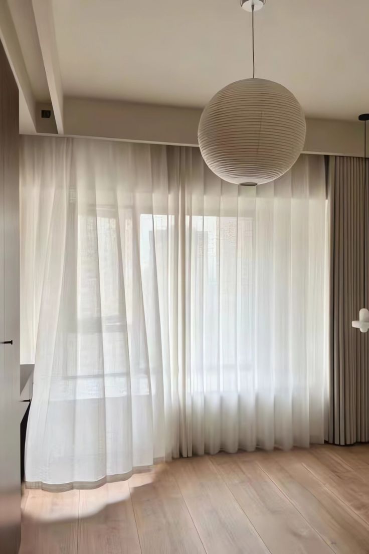 Faded sheer curtains from Dubai sun exposure