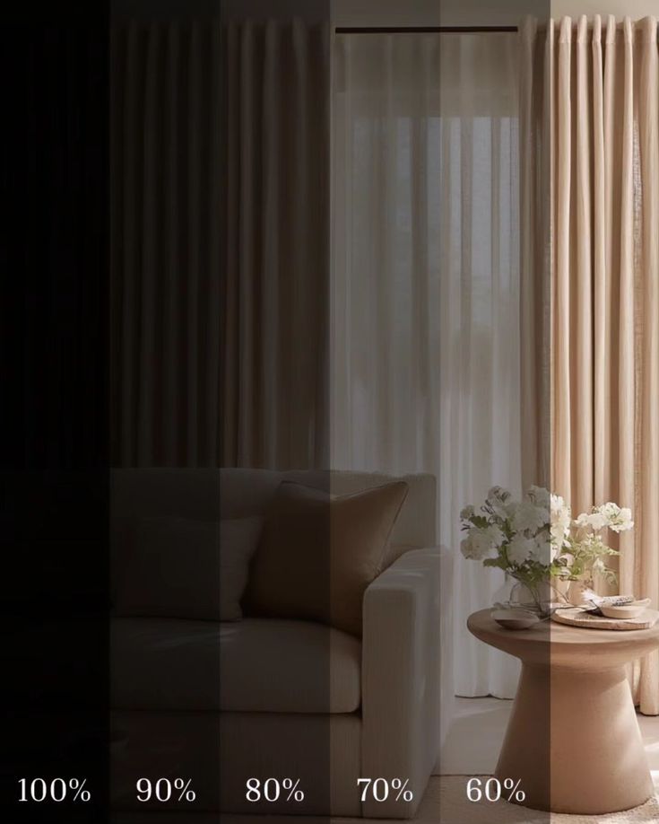 UV-resistant sheer curtains in Dubai home